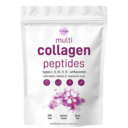 Multi Collagen Peptides + Vitamin C & Hyaluronic Acid
